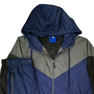 Survêtement unisexe deux pièces vintage coupe-vent grande taille hiver 2026, respirant, zippé, en nylon écologique – Meilleures ventes - Product Image 6