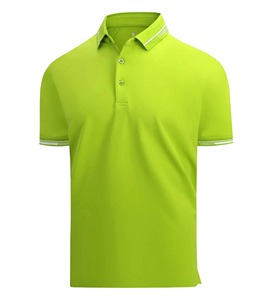 Polo à manches courtes de qualité supérieure, doux, respirant, à porter tous les jours, confortable, décontracté, en coton léger, polo d'été - Product Image 1