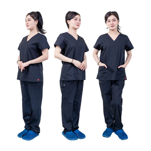 FMF VN Verified Manufacturer Wholesale Fashionable Scrubs Uniforms for <b>Men</b> & Women Anti-Wrinkle Breathable Free Sample Available - Product Image 2