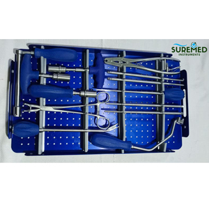 SureMed Instruments Stainless Steel Spine Surgery Instrument <b>Set</b> Aluminum <b>Box</b> Orthopedic <b>Tools</b> Manual ISO13485 Certified OEM - Product Image 2
