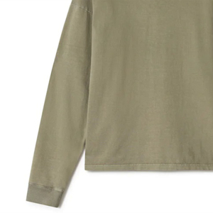 Premium High Quality Customized Logo Printing <b>Long</b> Sleeve Knitted Solid Cotton <b>Men</b> <b>T</b>-<b>Shirt</b> Breathable Casual Streetwear - Product Image 3