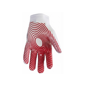 Gants de football américain avec imprimé drapeau USA, paume antidérapante, pour receveur, ajustement extensible pour homme, logo personnalisé, OEM ODM, compatibles écran tactile, qualité supérieure - Product Image 5