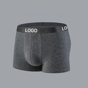 Calzoncillos Bóxer de Algodón Premium para Hombre, Corte Medio, Transpirables, Suaves y Elásticos, Proveedor OEM, Venta al Por Mayor, Logotipo Personalizado, al Por Mayor - Product Image 1