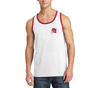 เสื้อกล้ามถักสำหรับผู้ชาย ผ้าฝ้าย 100% น้ำหนักเบา ระบายอากาศได้ดี เหมาะสำหรับออกกำลังกาย ฟิตเนส และสวมใส่สบายในชีวิตประจำวัน - Product Image 2
