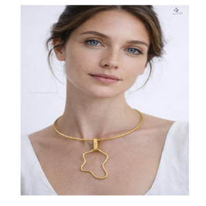 Collar con colgante de estrella chapado en oro para mujer, cadena geométrica moderna con diseño de serpiente, para uso diario y ocasiones especiales - Product Image 3