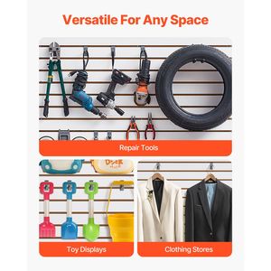 Pannelli a Doghe per Garage 4x4 Piedi in MDF Bianco, Design Modulare Facile da Installare, Pannelli Regolabili per Garage Prefabbricati e Magazzini - Product Image 3