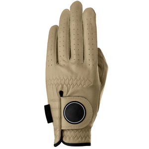 Guante de Golf de Cuero Genuino Rosa Bebé para Mano Derecha, Transpirable, Perforado, de Dedo Completo, con Cierre de Tirar, para Deportes Femeninos - Product Image 3