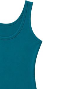 Manufacturer Teal Tank <b>Top</b> With Purple Shorts Women Summer Casual Two Piece Lounge Wear Outfit Set Soft Stretch Fit Outfit - Product Image 4