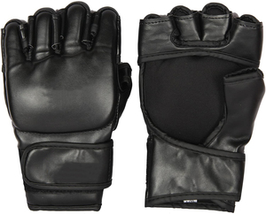 Gants de boxe professionnels en cuir synthétique résistant, fermeture auto-agrippante, évacuation de l'humidité, sangle de poignet réglable, unisexe - Product Image 6
