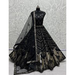 Fabzone Indian Bridal Velvet Collections Robes de mariée avec Zarkhan Work for Brides - Product Image 6