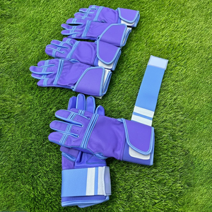 Guantes de Béisbol Transpirables de Piel de Vaca, Tallas Personalizadas para Adultos, Cuero Suave, Cierre de Gancho y Bucle Ambidiestro, Ecológicos y Duraderos - Product Image 3