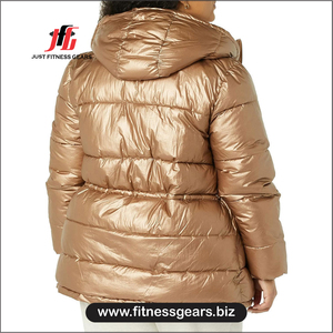 Premium <b>Fashionable</b> Best Quality Custom Women Regular Standard Bomber Jacket Zipper Closure Winter Eco-Friendly Breathable - Product Image 2