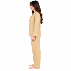 Conjunto de Pijama de Dos Piezas para Mujer, Ropa de Dormir Suave, Ropa de Casa con Botones, Ropa de Descanso Cómoda, Fabricante - Product Image 3