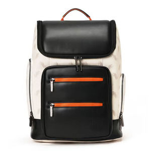 Handmade Genuine Leather RFID Blocking Vintage <b>Rucksack</b> Backpack 30-40L Multi-Pocket Travel Daypack for Business School <b>Laptop</b> - Product Image 1