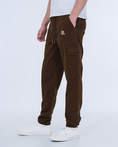 Pantalones cargo para hombre 100% algodón ecológico de secado rápido, transpirables, estilo liso, color sólido - Product Image 4