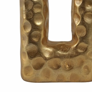 Vase décoratif en métal fait main moderne pour table, élégant porte-fleurs avec design écologique pour l'intérieur de la maison - Product Image 3