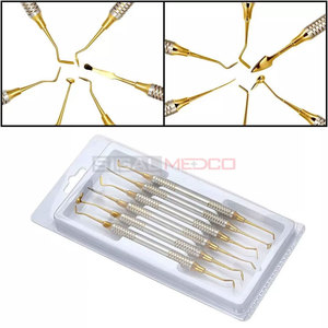 Juego de 5 Instrumentos Manuales para Relleno de Senos, Instrumentos Quirúrgicos de Ortodoncia de Doble Extremo - Product Image 2