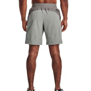 Short de bain pour homme, couleur unie, taille élastique, séchage rapide, en nylon tricoté 100g, taille mi-haute - Product Image 5