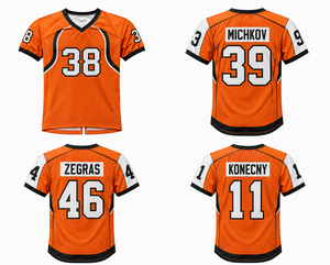 Unique Style Custom American Football Uniform with Breathable Printed Design Short Sleeve Custom Team Name for Unisex Adults - Product Image 1