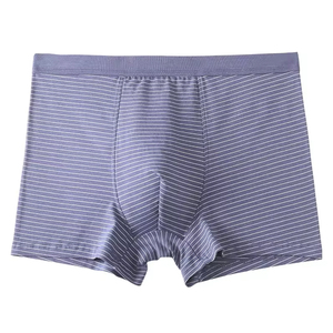 Customized Logo Men Spandex/<b>Polyester</b> High-Rise <b>Boxer</b> Shorts Comfortable Briefs Factory Wholesale High Quality Breathable Quick - Product Image 1