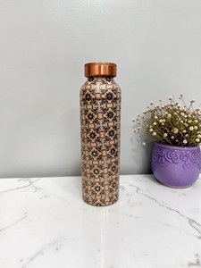 <b>Mosaic</b> Elegance Copper Bottle from Indian exports international. ( Certified pure copper ) - Product Image 1
