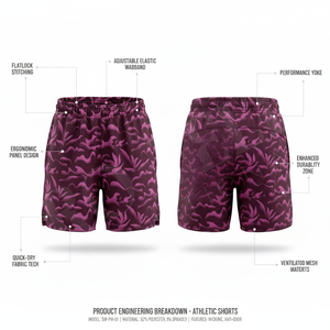 Pantalones Cortos Deportivos de Gimnasio con Diseño Personalizado, de Secado Rápido, Transpirables, de Compresión, para Correr, con Cintura Elástica, para Entrenamiento - Product Image 2