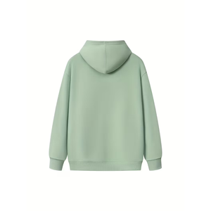 Hoodie streetwear personnalisé pour homme, ensemble sweat-shirt et pantalon de survêtement streetwear effet patchwork usé - Product Image 2