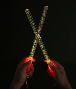 Advanced <b>LED</b> Glow Dandiya Sticks With Crystal Bubble <b>Tube</b> Effect Rechargeable Multicolor Lighting Durable Design - Product Image 2