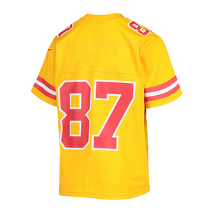 Premium Quality American Football <b>Mesh</b> Jersey Custom Team Wear Breathable Quick Dry Sports Retro American Football Jerseys - Product Image 3