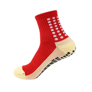 Chaussettes de sport décontractées pour hommes, haute qualité, épaisseur moyenne, blanc, rouge, marron, avec logo imprimé, pour la saison d'automne - Product Image 4