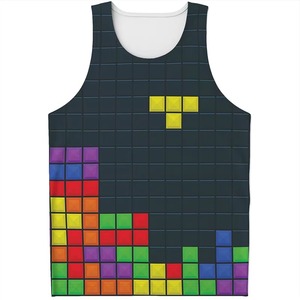 Camiseta sin mangas con estampado personalizado para hombre, camiseta de poliéster para gimnasio, entrenamiento, fitness, culturismo, chaleco informal de verano para la playa - Product Image 3