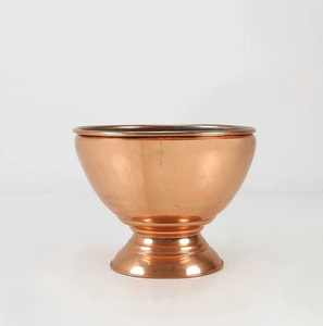 Seau à glace en cuivre martelé avec poignée en anneau, design martelé, vente en gros, seaux à glace en cuivre, offre spéciale - Product Image 4