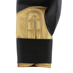 นวมชกมวยสีดำทองระดับมืออาชีพ สำหรับฝึกซ้อม มวยไทย MMA คิกบ็อกซิ่ง หนัง PU ทนทาน สำหรับผู้ชาย ผู้หญิง และผู้ใหญ่ - Product Image 5