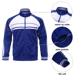 Diseño personalizado otoño hombres dos piezas chándales manga larga deportes trajes casuales con estilo personalizado correr hombres chándal - Product Image 3