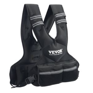 Gilet de poids réglable de 11 à 20lb, bande réfléchissante, équipement d'entraînement pour hommes, femmes, musculation, course à pied - Product Image 1