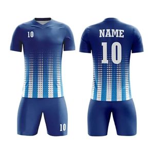 Ensemble de maillots de football pour hommes de haute qualité personnalisés, nouveau design, col polo, ensemble complet, provenant d'usine, clubs originaux populaires - Product Image 5