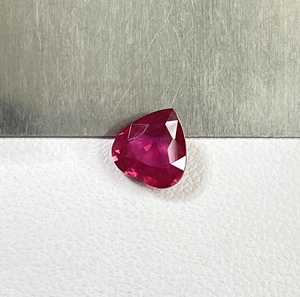 High Quality Natural Mozambique <b>Ruby</b> No Heat 1.26 Carat <b>Heart</b> Shape Reddish Pink Color July Birthstone for Making Ring & Pendant - Product Image 4