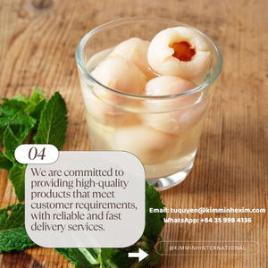 Lichi Vietnamita Enlatado Premium en Almíbar Ligero, Disponible para OEM y Marca Privada - Product Image 6