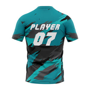 Camisetas de Fútbol Personalizadas al por Mayor para Hombre, 100% Poliéster, Impresión por Transferencia de Calor, Opciones de Logotipo Personalizado, Camisetas de Secado Rápido - Product Image 5