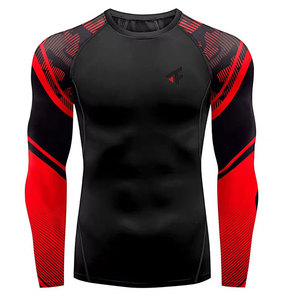 Service OEM, qualité supérieure, rashguard uni à manches longues, style unique, utilisation en extérieur. - Product Image 1