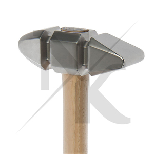 Martillo de Doble Cabeza de Lujo con Cabeza de Acero Inoxidable y Mango de Madera Resistente para el Cuidado de Pezuñas de Caballos y la Gestión de Ganado - Product Image 5