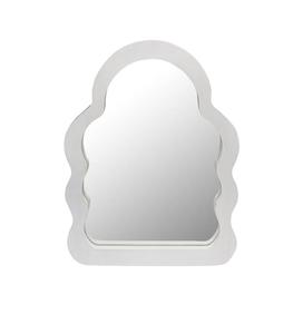 Scandinavian Irregular Shape Wall <b>Mirror</b> With Framed Edge Decorative Home Accent - Product Image 5