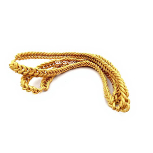 Aiguillettes ceremoniales de alta calidad, alambre de lingotes, cordón de hombro uniforme ceremonial, venta en Pakistán - Product Image 2