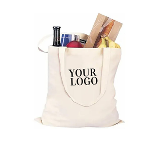 Sacs en tissu uni en gros, fabriqués en 100% coton pur avec coutures renforcées pour charges lourdes - Product Image 3