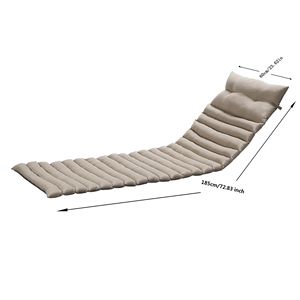 Juego de 2 Cojines para Silla de Jardín Color Caqui, Cojín de Repuesto para Muebles de Patio, Cojines Decorativos para Exteriores - Product Image 2