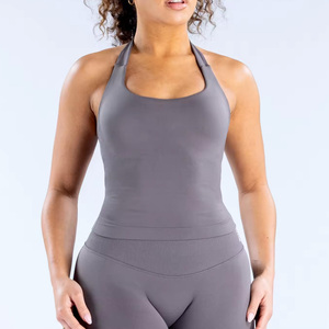 Camiseta sin mangas de verano para mujer, ligera, informal, transpirable, 100% algodón, tela teñida reactiva, entrega rápida, venta al por mayor - Product Image 6