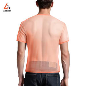 Camiseta Deportiva de Malla para Hombre, de Secado Rápido, para Entrenamiento, Running, Fitness, Ropa Deportiva Informal - Product Image 4