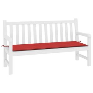 Cojín para Banco de Jardín de Tela Oxford Roja - Product Image 3