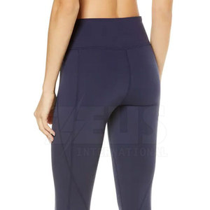 Leggings en tissu recyclé écologiques 2026, vêtements de sport durables pour femmes, logo personnalisé, leggings pour femmes en taille adulte - Product Image 4
