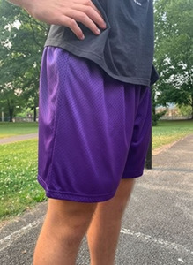 กางเกงขาสั้นผู้ชายพิมพ์ลายแบบซับลิเมชั่นทั้งตัว เอวสูง ยางยืด ผ้าโพลีเอสเตอร์/คอตตอน ตาข่าย แห้งเร็ว ระบายอากาศดี สไตล์สตรีทแฟชั่น - Product Image 4